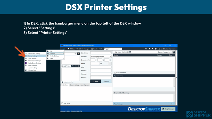 KB - DSX - deselect report printer 