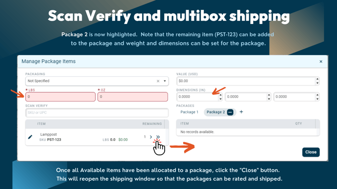 Scan Verify and Multibox shipping 4