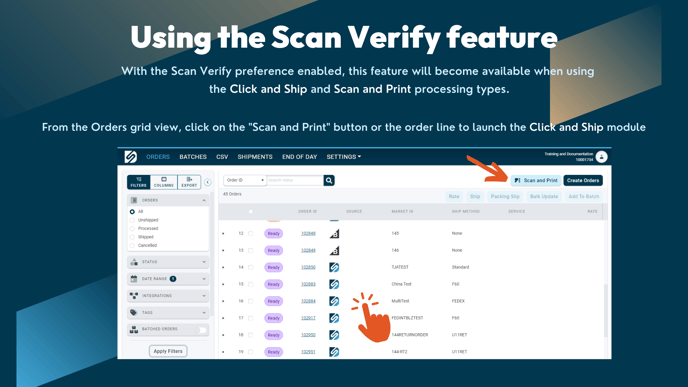 Using Scan Verify 1