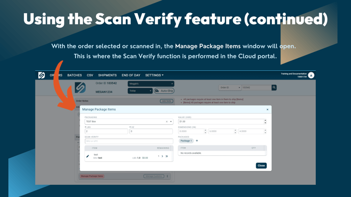 Using Scan Verify 2