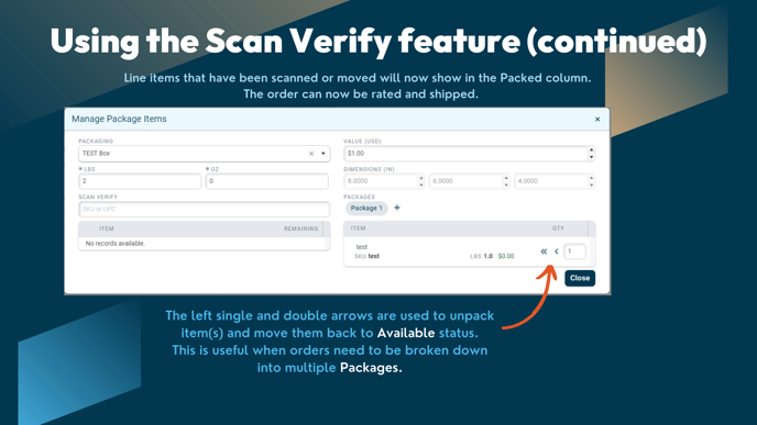 Using Scan Verify 5
